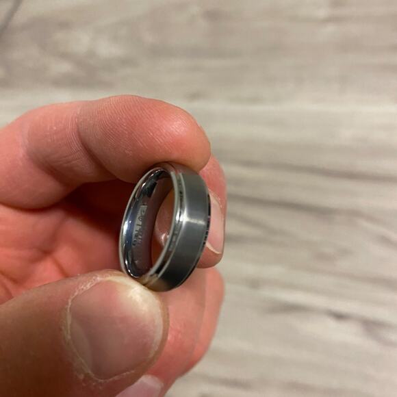 Triton 8mm Tungsten Carbide Ring - 8.5 - Picture 2 of 6